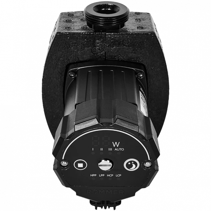 Частотный циркуляционный насос ROMMER PROFI EVO 25/60-180 с гайками и теплоизоляцией