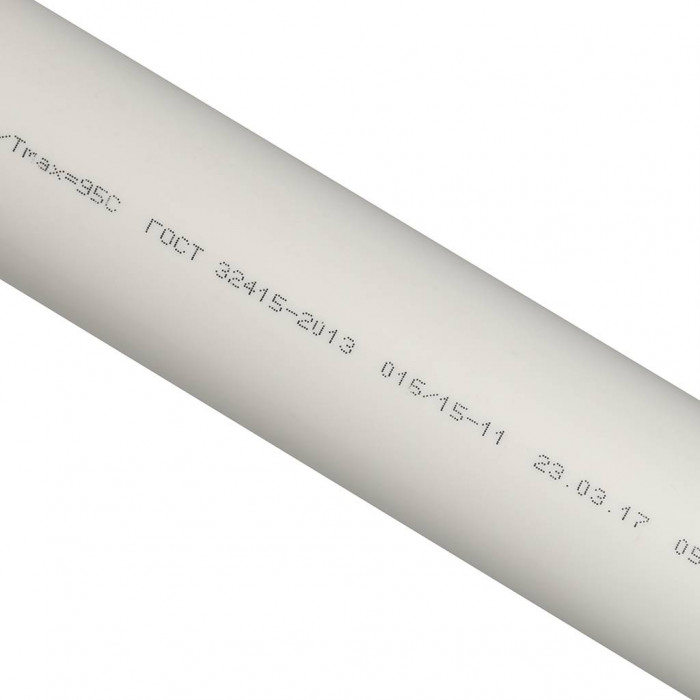 Труба полипропиленовая Политэк d=50x8,3 (PN 20) (цвет белый)