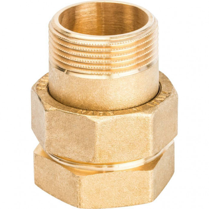 STOUT Разъемное соединение американка ВН, уплотнение под гайкой по плоскости, 1” 1/4