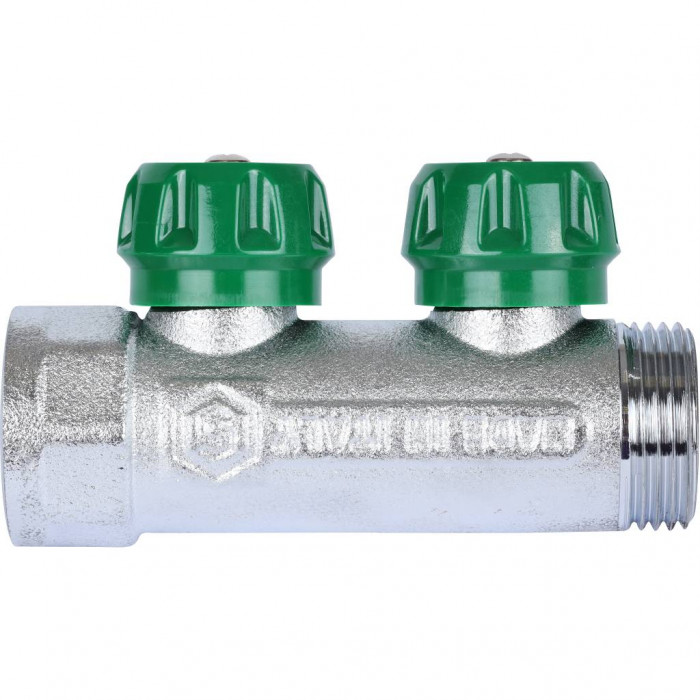 STOUT SMB-6850-011202 STOUT Коллектор регулирующий 1", 2 отвода 1/2"