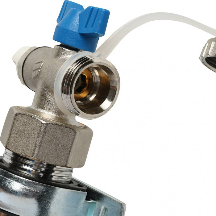 Распределительный коллектор REHAU HKV на 4 контура нержавеющая сталь (12180411001)