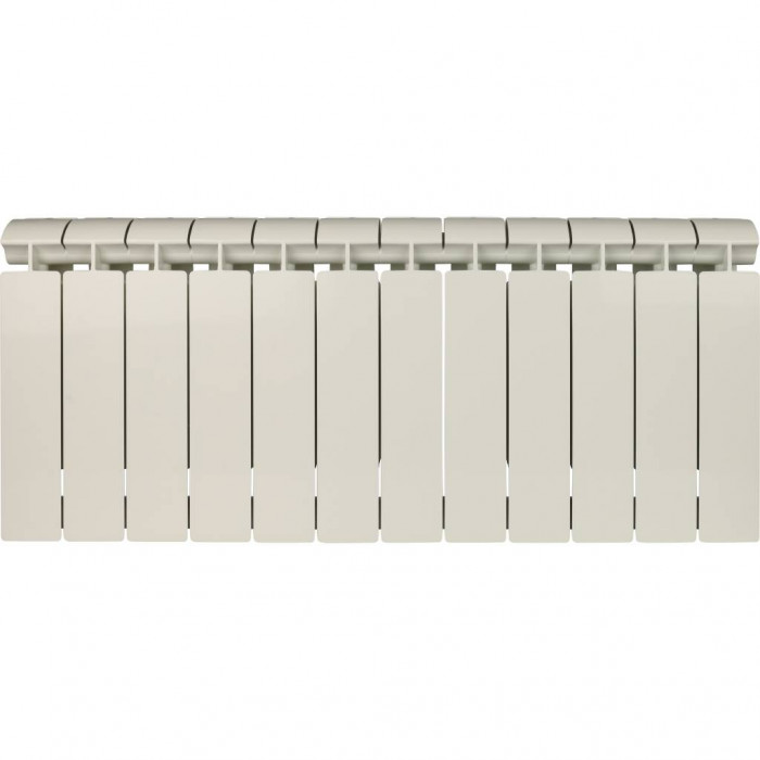 Биметаллический радиатор Global STYLE EXTRA 350, 12 секций, боковое подключение, белый