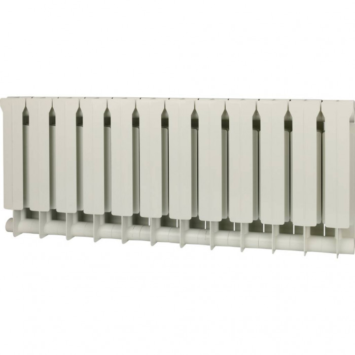 Биметаллический радиатор Global STYLE EXTRA 350, 12 секций, боковое подключение, белый