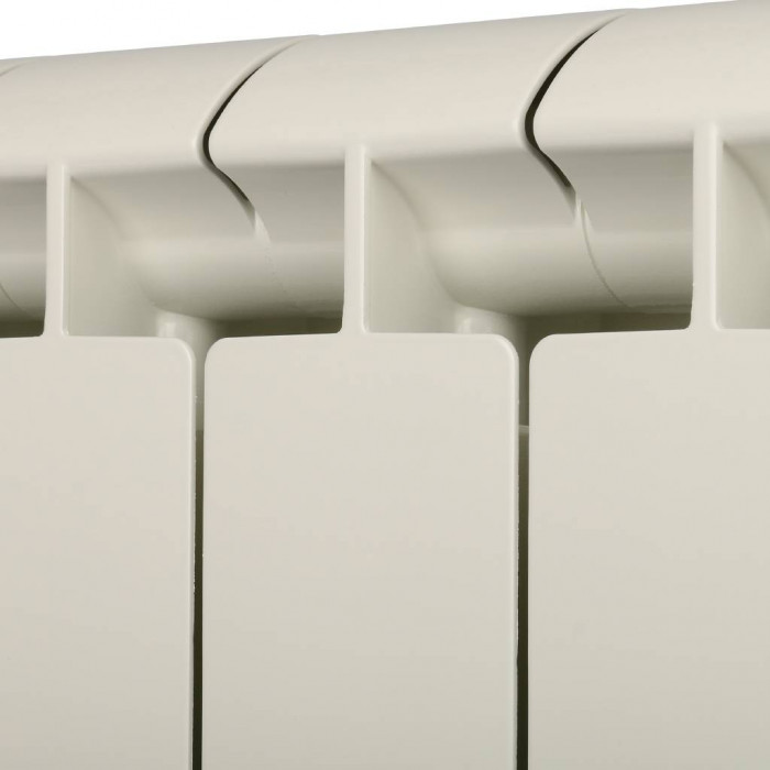 Биметаллический радиатор Global STYLE EXTRA 350, 12 секций, боковое подключение, белый