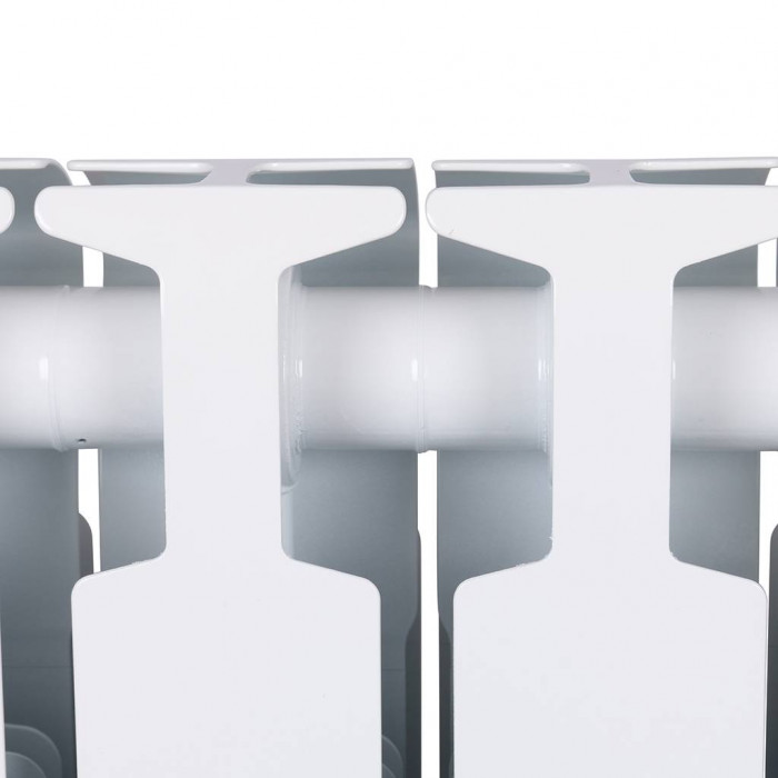 Биметаллический радиатор RIFAR MONOLIT 500, 14 секций, боковое подключение, белый