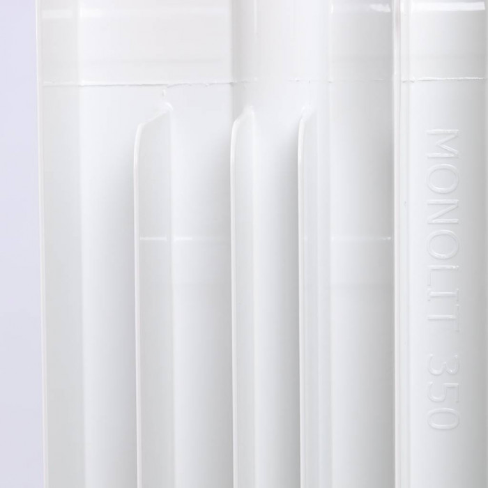 Биметаллический радиатор RIFAR MONOLIT 500, 14 секций, боковое подключение, белый