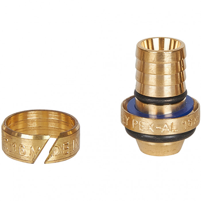 STOUT Угольник 90° 16х16 для металлопластиковых труб винтовой