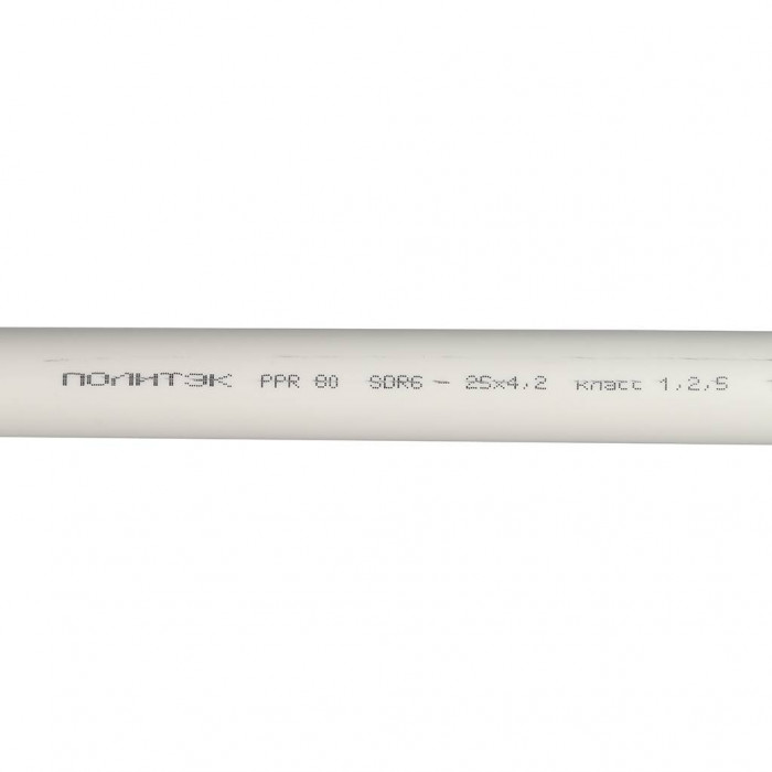 Труба полипропиленовая Политэк d=25x4,2 (PN 20) (Длина: 4 м)