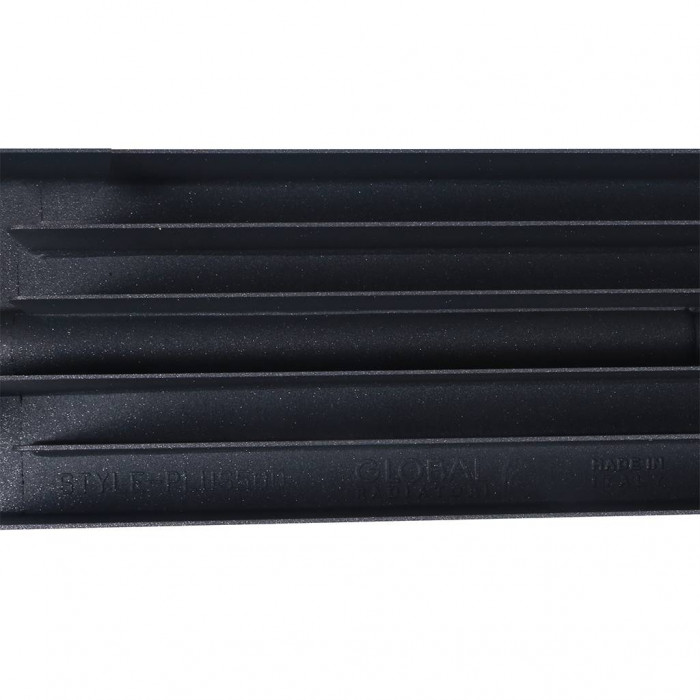 Биметаллический радиатор Global STYLE PLUS 500, 6 секций, боковое подключение, черный