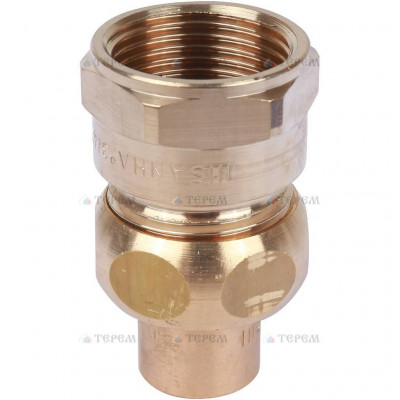 Sanha 4340g сгон ВП-ВР, бронза, самоуплотняющийся 15x3/4, для медных труб под пайку