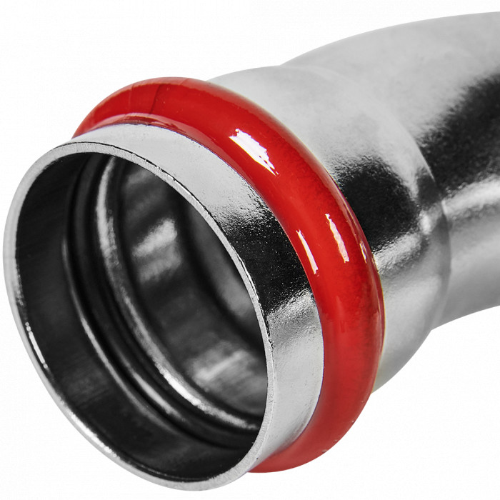 ROMMER RSS-0002-000035 ROMMER Угольник однораструбный 90°-НПр, 35, из нержавеющей стали прессовой