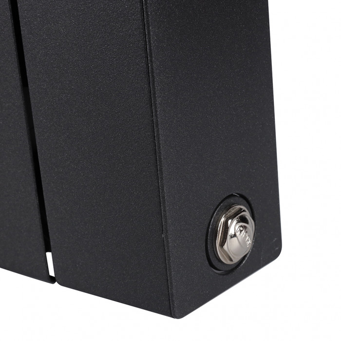 Биметаллический радиатор RIFAR SUPReMO VENTIL 500, 10 секций, нижнее правое подключение, черный