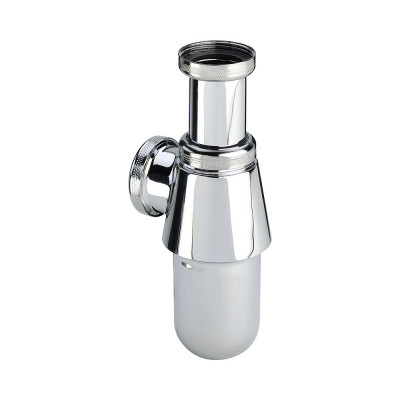 Сифон бутылочный без отвода и розетки хромированный VIEGA