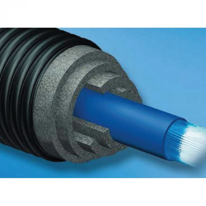 Теплоизолированная труба Usystems (Uponor) Ecoflex Supra 40x3,7/140 PN10 для ХВС без греющего кабеля