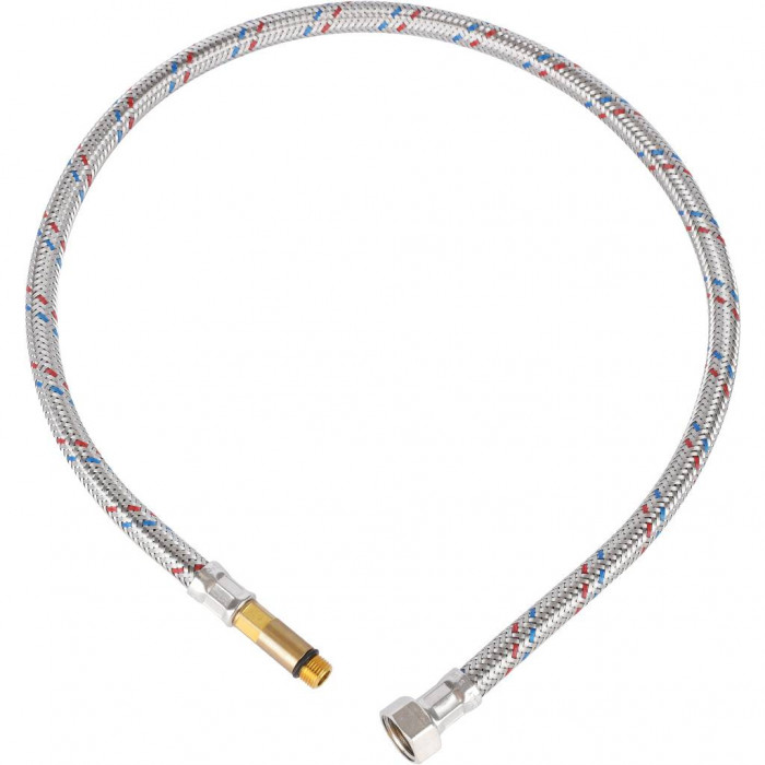 STOUT SHF-1035 Гибкая подводка для воды M 10 (35мм) х ВР 3/8, длина 800 мм