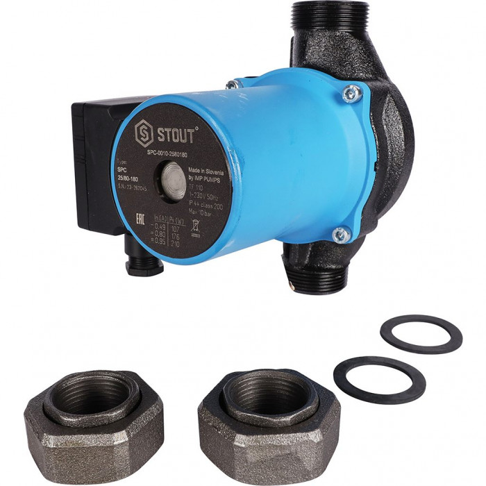 STOUT Насос циркуляционный 25/80 - 180
