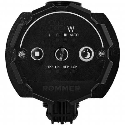 Частотный циркуляционный насос ROMMER PROFI EVO 25/60-130 с гайками и теплоизоляцией