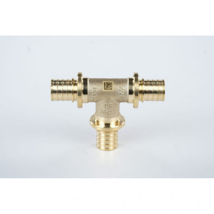 Тройник REHAU равнопроходный 16-16-16 MX для труб из сшитого полиэтилена аксиальный