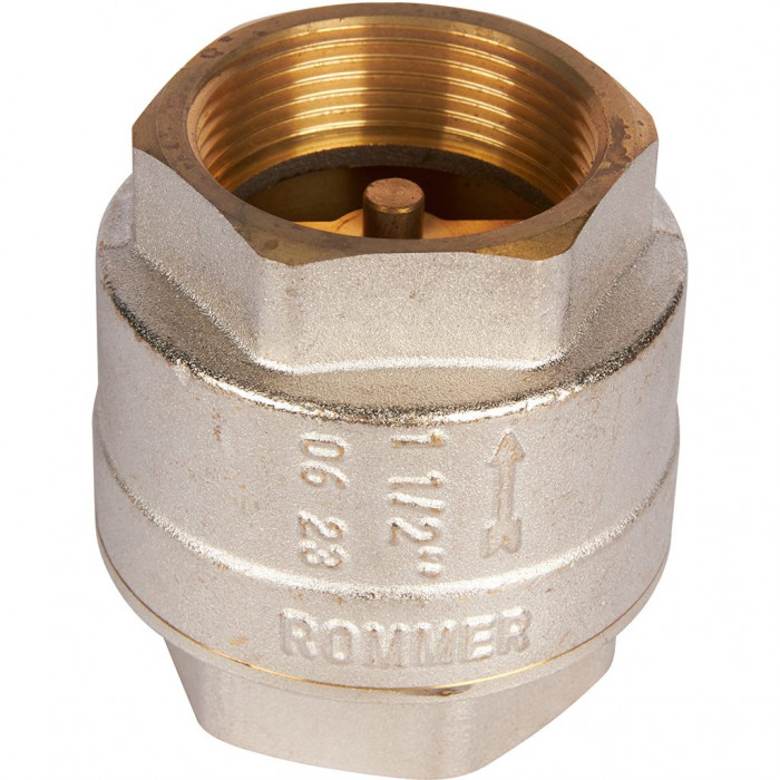 ROMMER RVC-0001-000040 ROMMER 11/2 Клапан обратный пружинный муфтовый с металлическим седлом