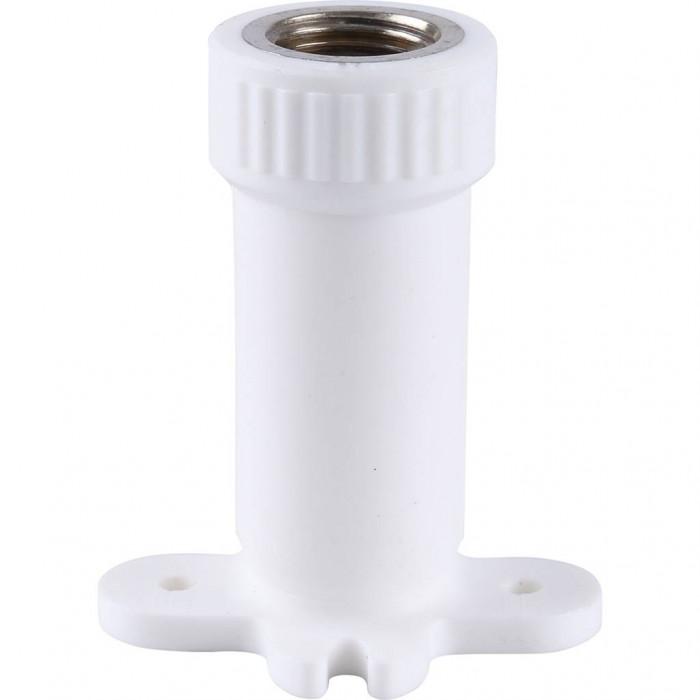 Угольник Kalde удлиненный с креплением для труб (внутр. резьба, 20x1/2 )