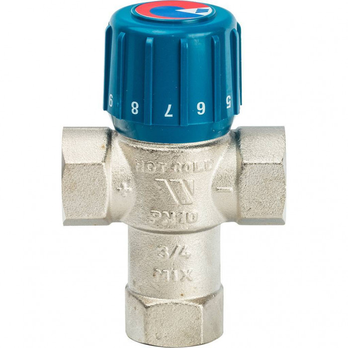 Термостатический смеситель Watts 3/4'' BH AQUAMIX (25-50*C)