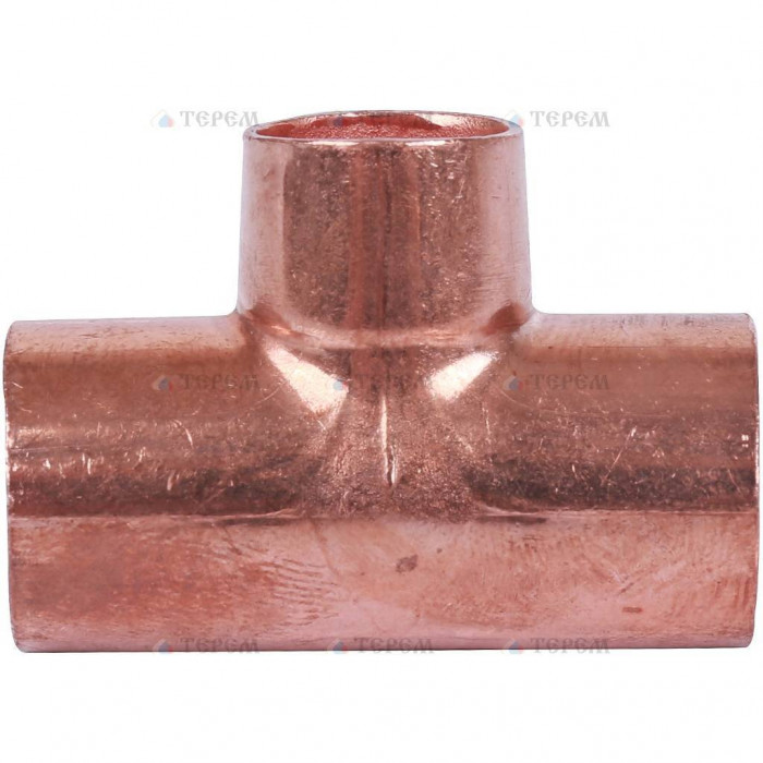 Sanha 5130 тройник ВП, медь 18x15x18, для медных труб под пайку