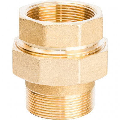 STOUT Разъемное соединение американка ВН, уплотнение под гайкой по плоскости, 2”