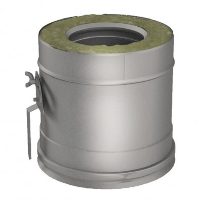 Задвижка поворотная с механизмом фиксации D110/210, AISI 321/304 (Вулкан)