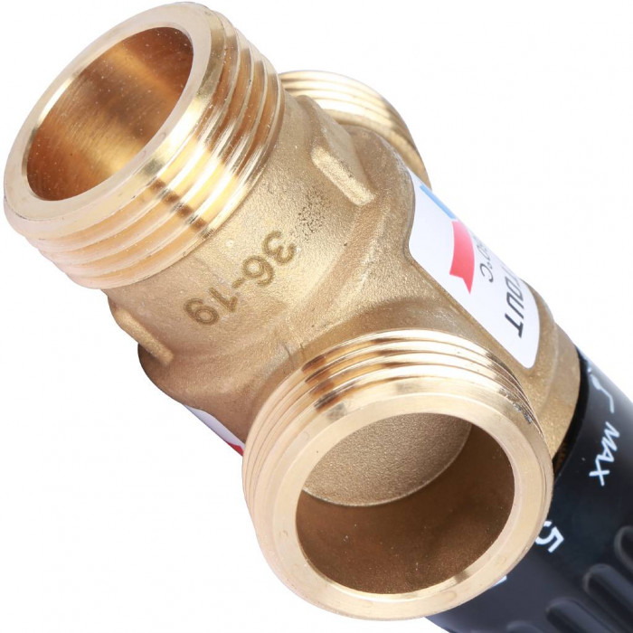 STOUT Термостатический смесительный клапан для систем отопления и ГВС 1" резьба