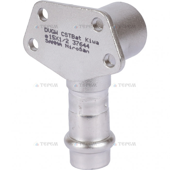 Sanha 9472G пресс-фит. нерж.сталь, отвод ВПр-ВР, 15x1/2