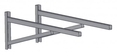 Опорная консоль 720 мм