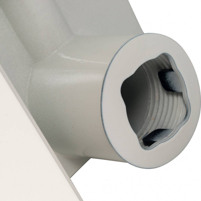 Биметаллический радиатор Global STYLE EXTRA 350, 6 секций, боковое подключение, белый