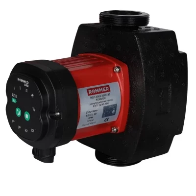 Частотный циркуляционный насос ROMMER PROFI EVO 32/40-180 с гайками и теплоизоляцией