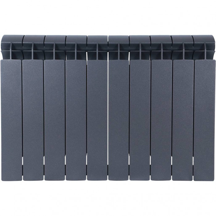 Биметаллический радиатор Global STYLE PLUS 500, 10 секций, боковое подключение, белый