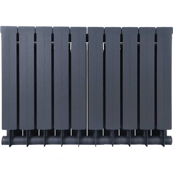 Биметаллический радиатор Global STYLE PLUS 500, 10 секций, боковое подключение, белый