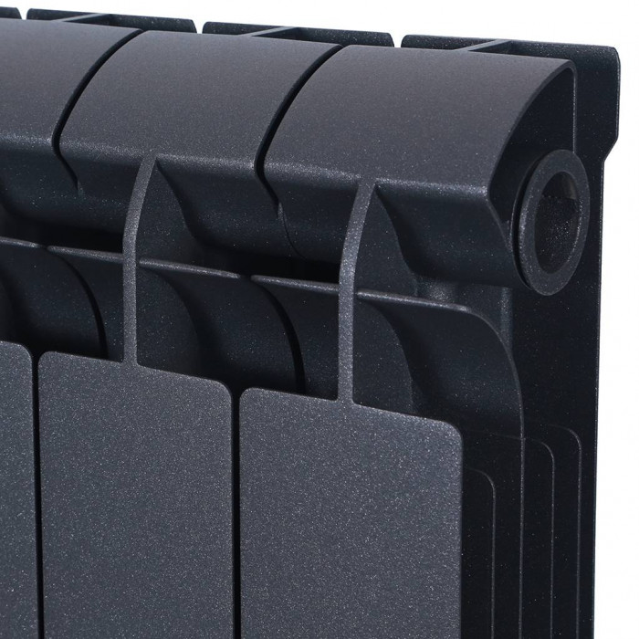 Биметаллический радиатор Global STYLE PLUS 500, 10 секций, боковое подключение, белый