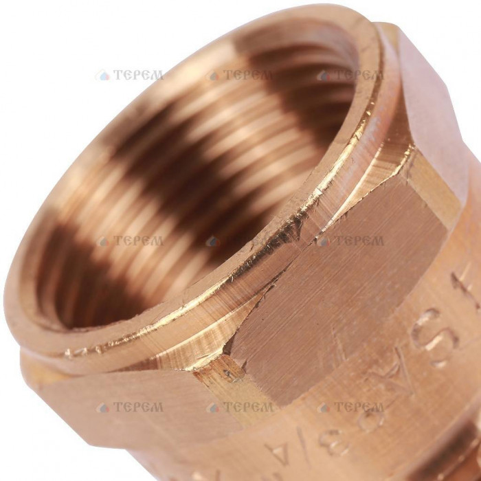 Sanha 4340g сгон ВП-ВР, бронза, самоуплотняющийся 18x3/4, для медных труб под пайку