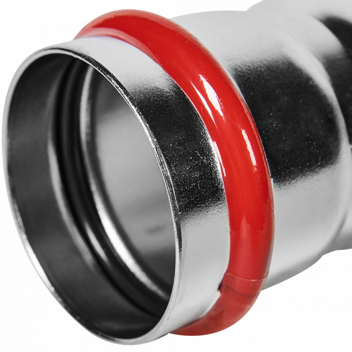 ROMMER RSS-0017-000054 Муфта равнопроходная, 54, из нержавеющей стали прессовой