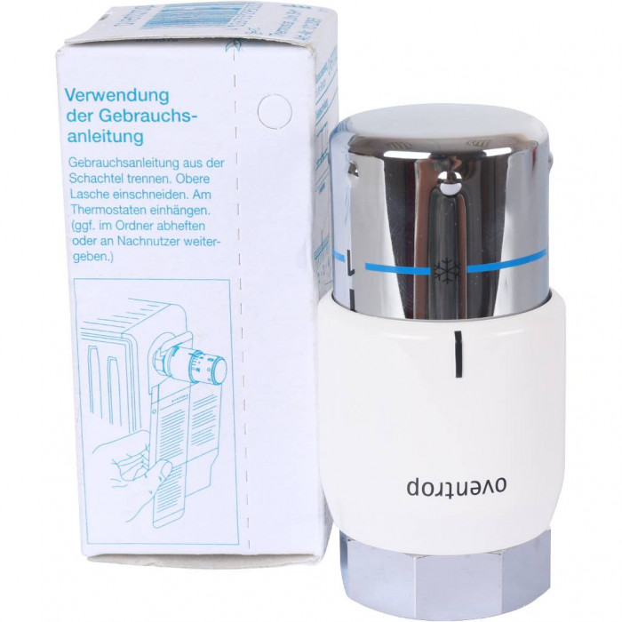 Термостат Oventrop Uni SH, белый-хром