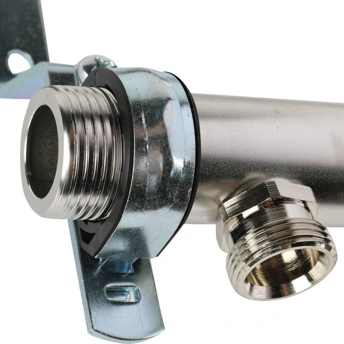 Распределительный коллектор REHAU HLV на 6 групп нержавеющая сталь (11102081001)