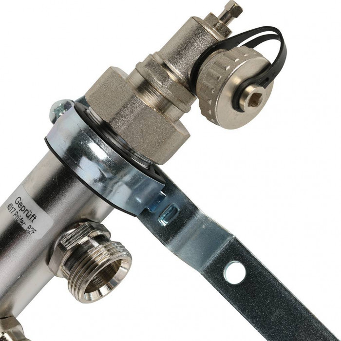 Распределительный коллектор REHAU HLV на 6 групп нержавеющая сталь (11102081001)