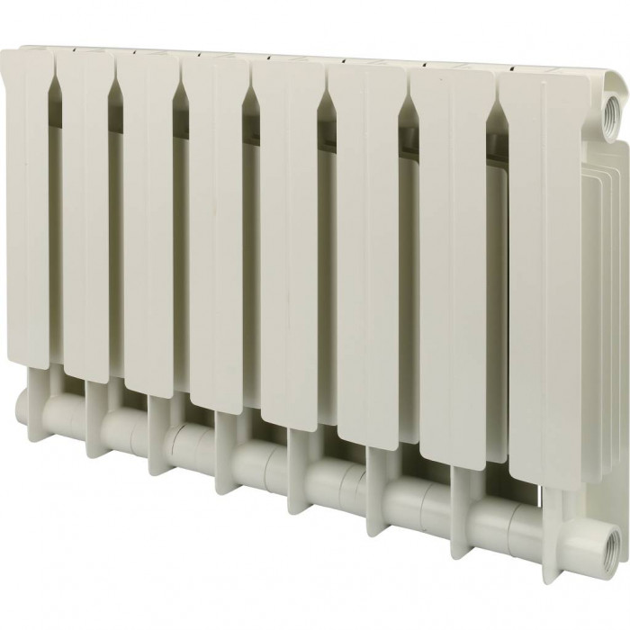 Биметаллический радиатор Global STYLE EXTRA 350, 8 секций, боковое подключение, белый