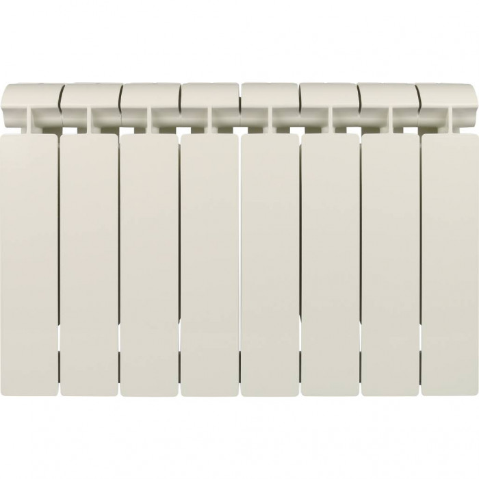 Биметаллический радиатор Global STYLE EXTRA 350, 8 секций, боковое подключение, белый