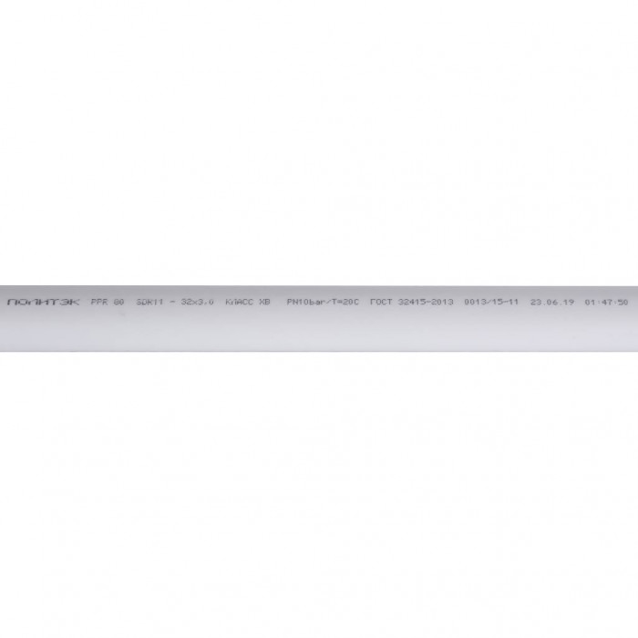 Труба полипропиленовая Политэк d=32x3,0 (PN 10) (Длина: 4 м)