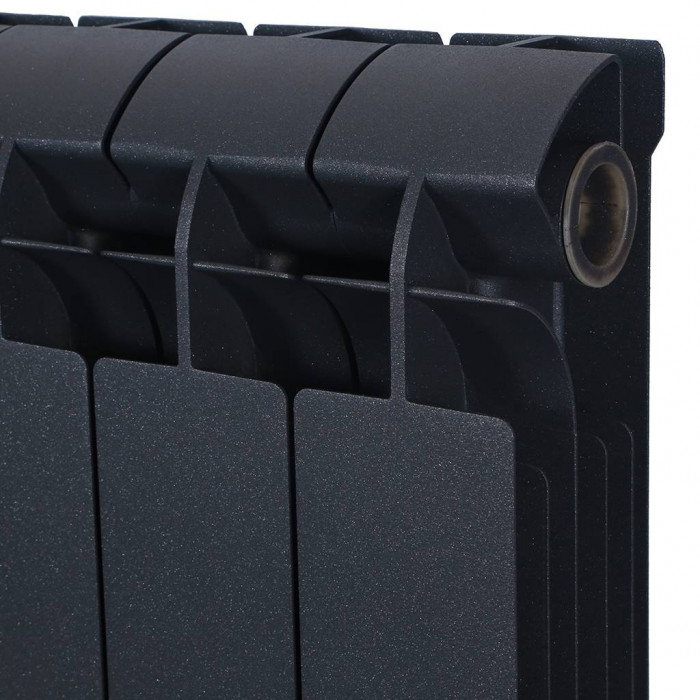 Биметаллический радиатор Global STYLE PLUS 500, 12 секций, боковое подключение, белый