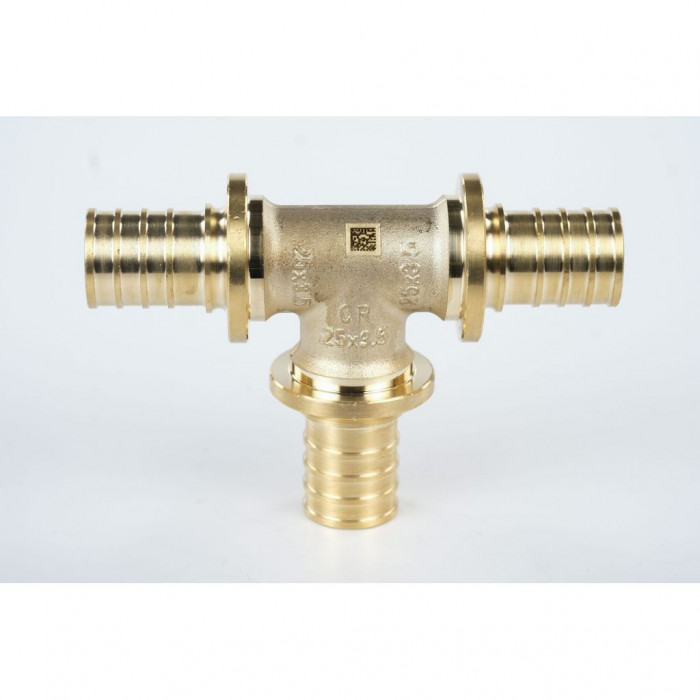 Тройник REHAU равнопроходный 25-25-25 MX для труб из сшитого полиэтилена аксиальный