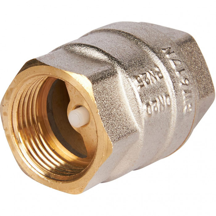 ROMMER RVC-0002-000020 ROMMER 3/4 Клапан обратный пружинный муфтовый с пластиковым седлом