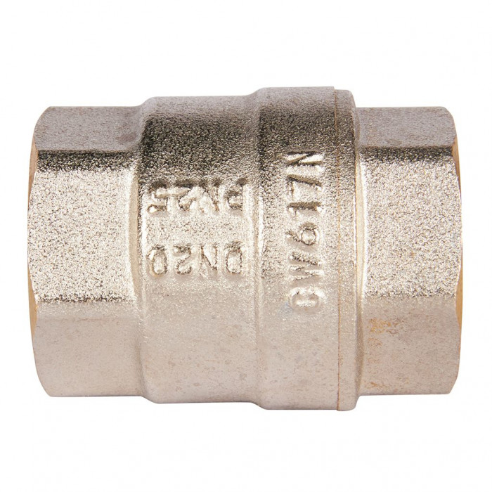 ROMMER RVC-0002-000020 ROMMER 3/4 Клапан обратный пружинный муфтовый с пластиковым седлом