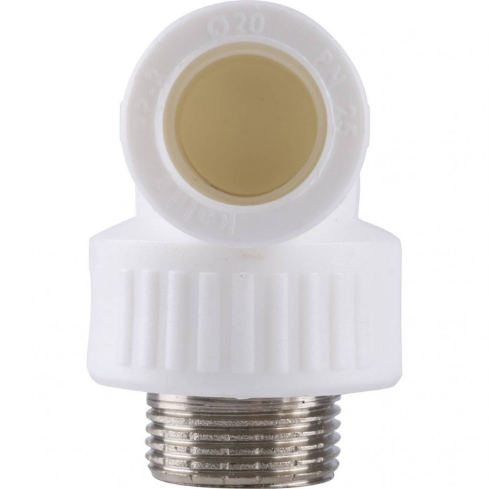 Угольник Kalde с наружной резьбой 20x3/4 для полипропиленовых труб