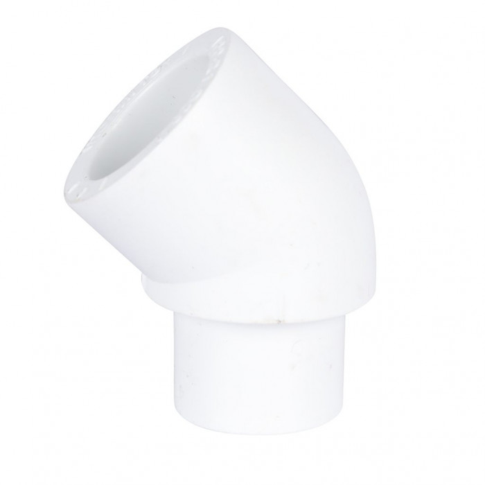 Политэк 9422002045 Политэк d=20 Угольник 45* внутр./наруж. для полипропиленовых труб под сварку (цвет белый)